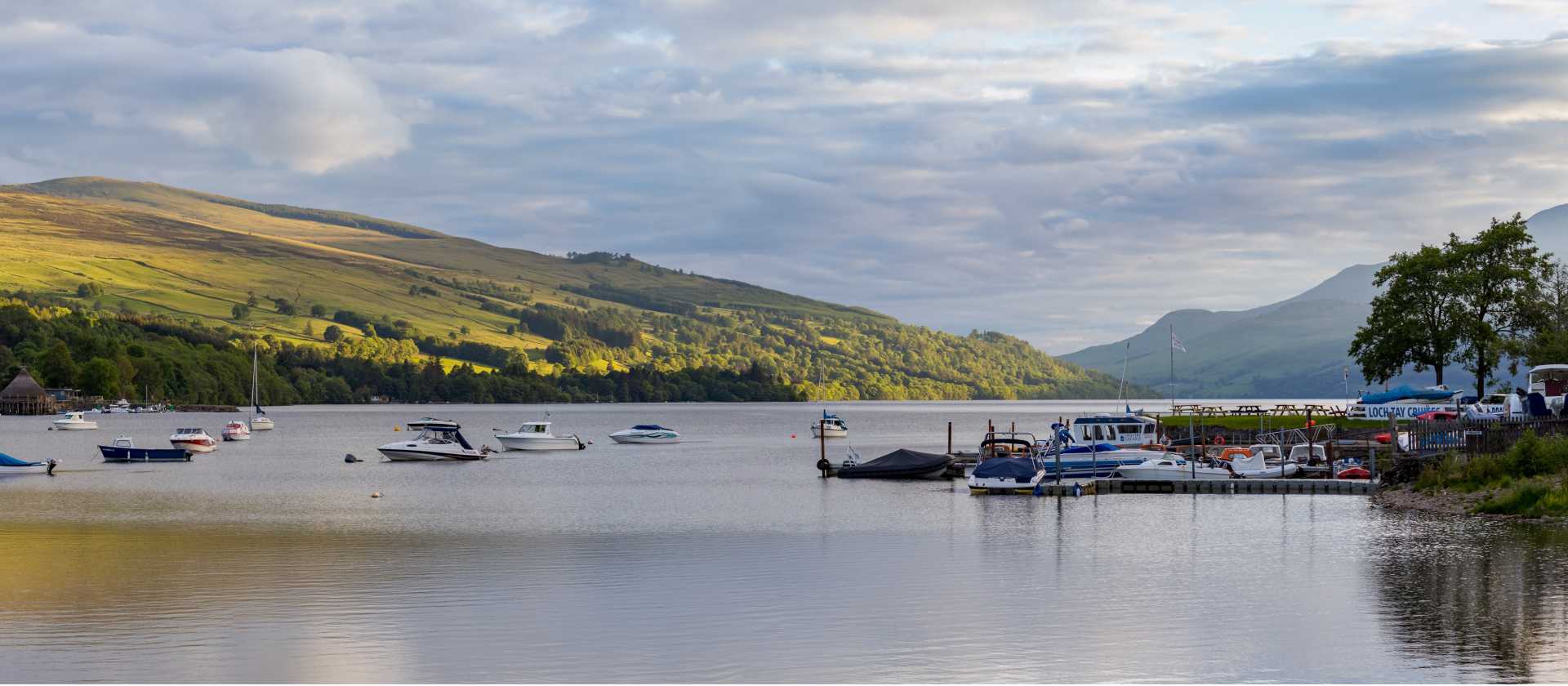 Looking down to Loch Tay from Kenmore | Neil and Zulma