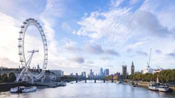 London Eye and the Thames, Central London -