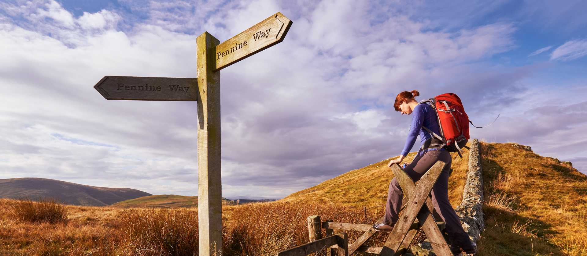 Crossing a stile on the Pennine Way | Duncan Andison