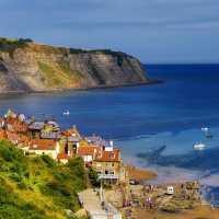 Robin Hoods Bay, the end point of the Coast to Coast walk
