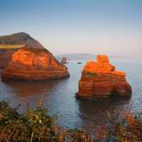 Sea Stacks at Ladram Bay, South West Coast Path | Milan Gondra