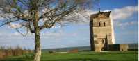 Strolling past St Helen Chapel, Seaview