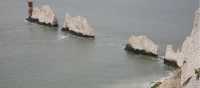 Rock formation of The Needles, Isle of Wight