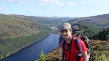 Walking above Glendalough