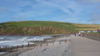 St Bees Beach at the start of the Coast to Coast