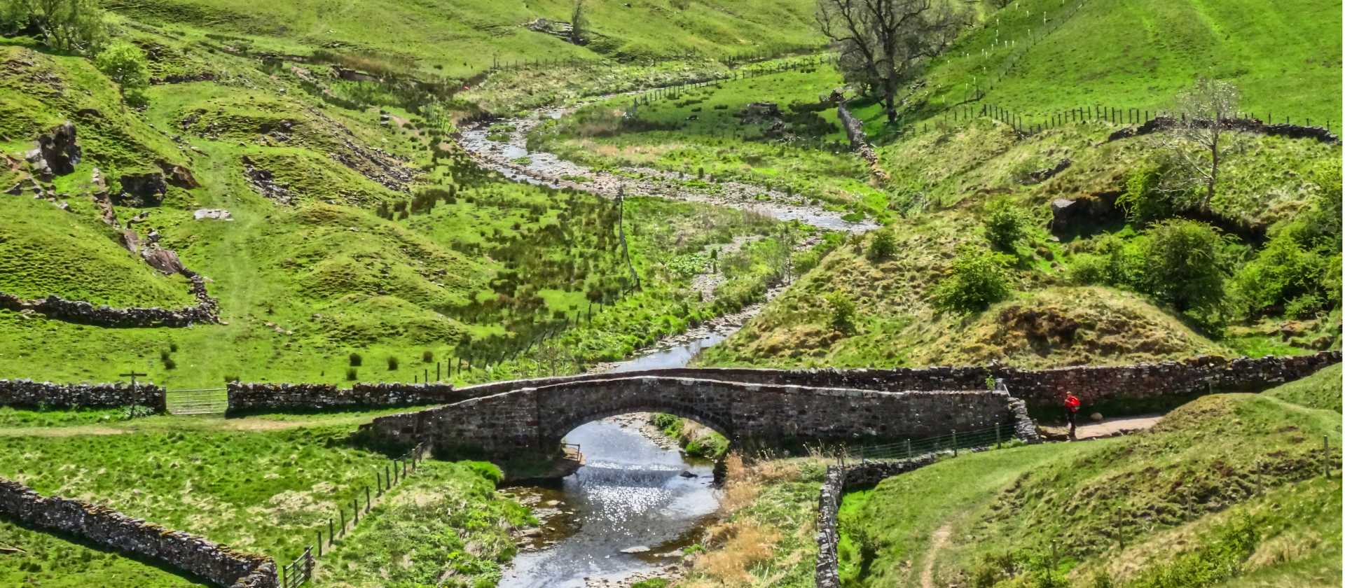 Smardale Bridge among picturesque English countryside | John Millen