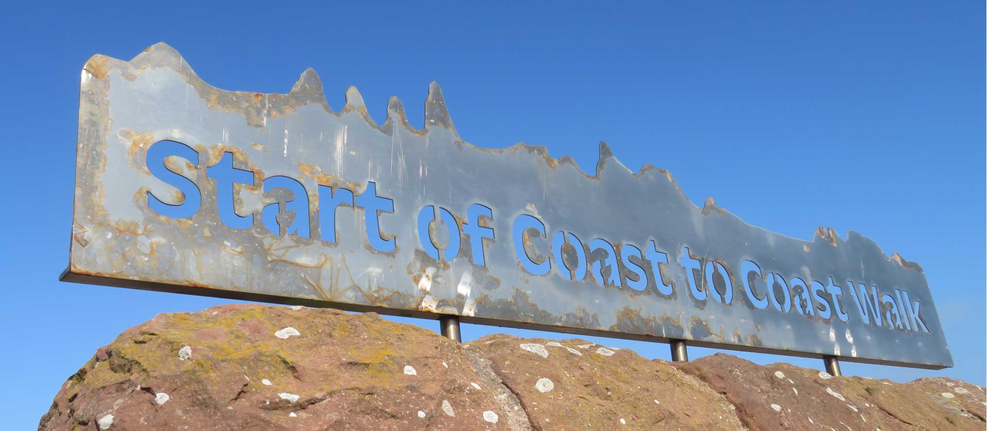 At the start of Wainwright's famous Coast to Coast walk | John Millen