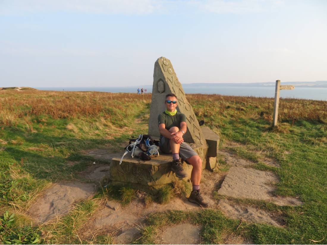 Stone seat near Filey |  <i>John Millen</i>