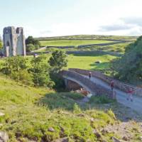 Walking away from Shap Abbey | John Millen