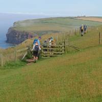 Walking towards Fleswick Bay | John Millen