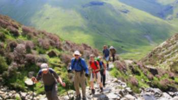 Hikers on the Coast to Coast