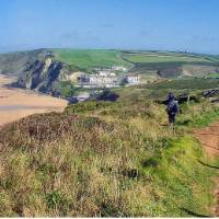 Stunning views over the Atlantic Ocean at Watergate Bay in Cornwall | Graham-H