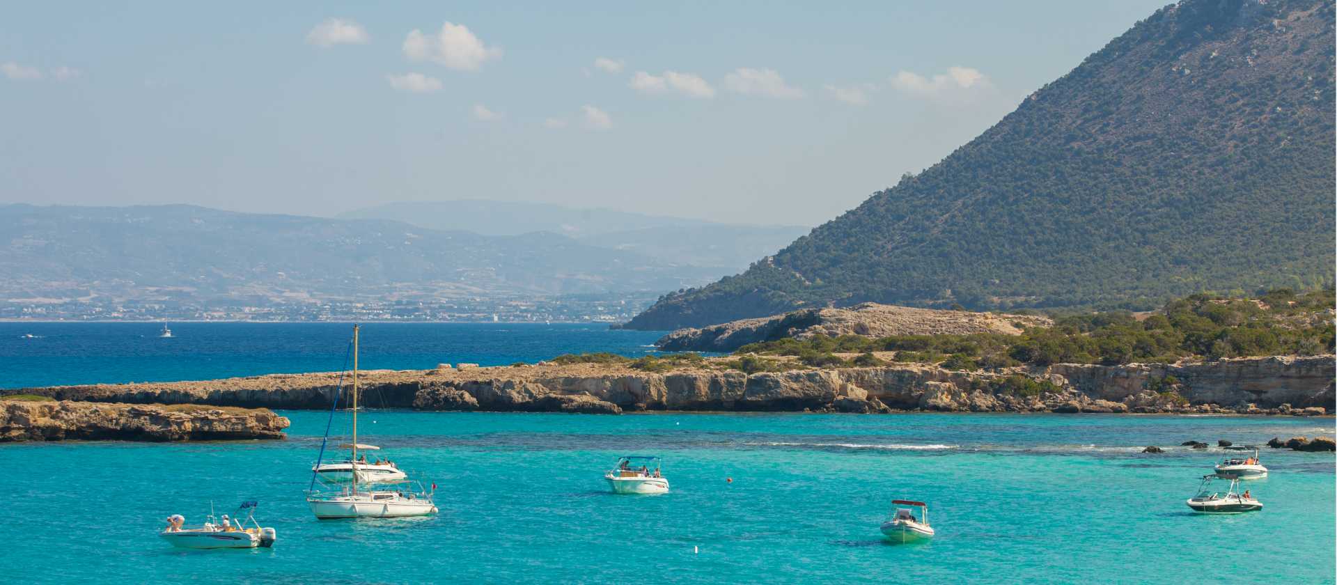 Boats on the Akamas Lagoons | Cyprus Tourism