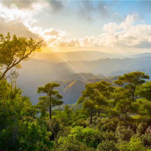 Pano Platres in the Troodos Mountains