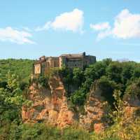 Bruniquel Chateau across the Averyron