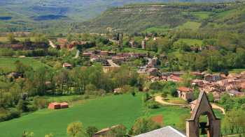 Cordes Views,John Millen View from Cordes to Les Cabannes