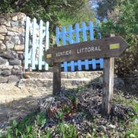 Coastal path on the French Riviera