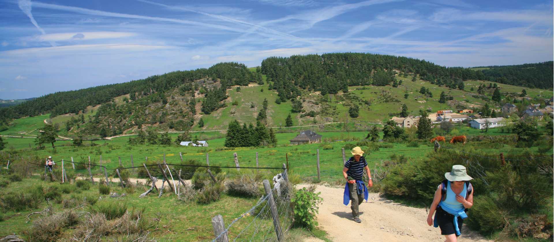 On the ridge towards Les Estrets