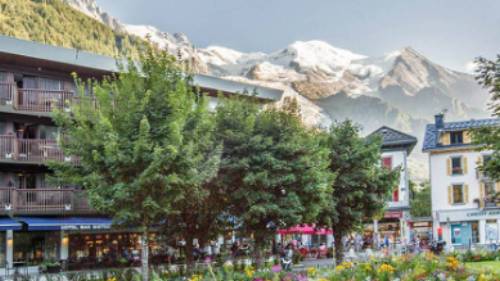 Enjoy mountain views from our fantastic hotel in Chamonix