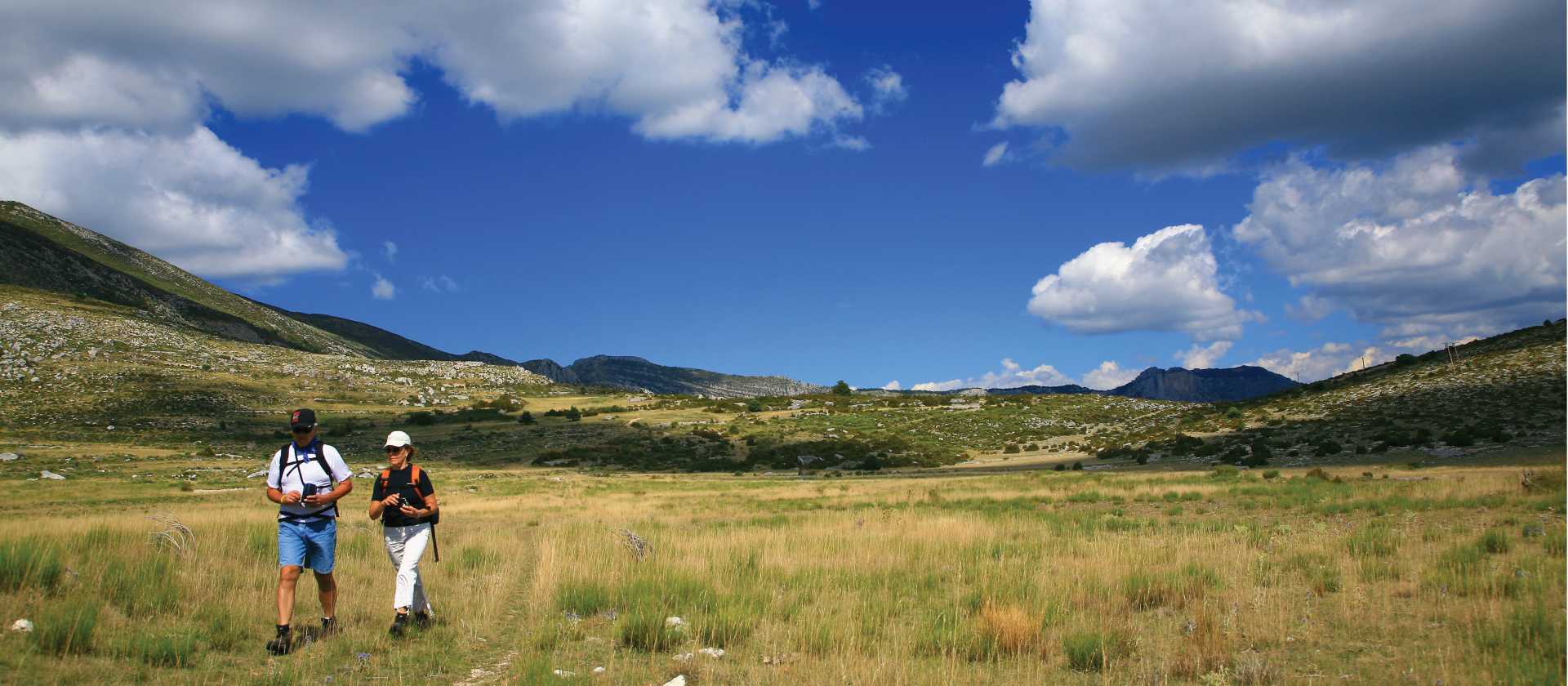 Crossing the 'Suech' above Rougon