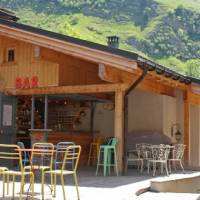 The very welcoming bar area at our guesthouse on the Tour du Mont Blanc hike