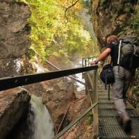 Steep climb out of the gorge below Neuschwanstein Castle | Will Copestake