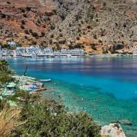 Picturesque Loutro village in Crete makes for a perfect swimming break | Barcha