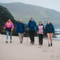 Hikers on the Beach, Dingle Way | Islander