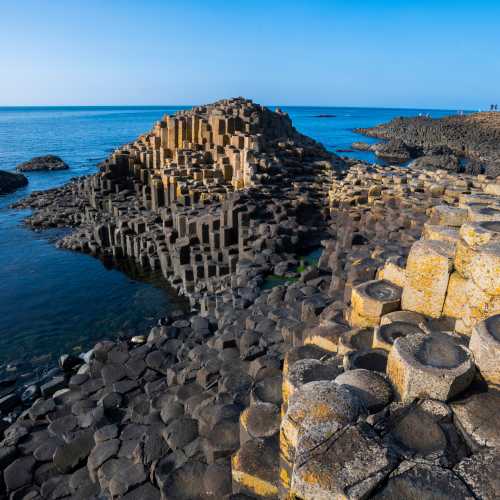 Hexagonal basalt columns on the Giant's Causeway