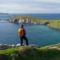 Hiker enjoying the view from Slea Head, Dingle | Gareth McCormack