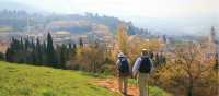 Walking into Assisi