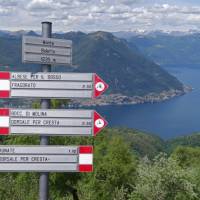 Way markers above Lake Como, Italy | John Millen
