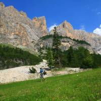Descending to the Utia Scotoni Hut