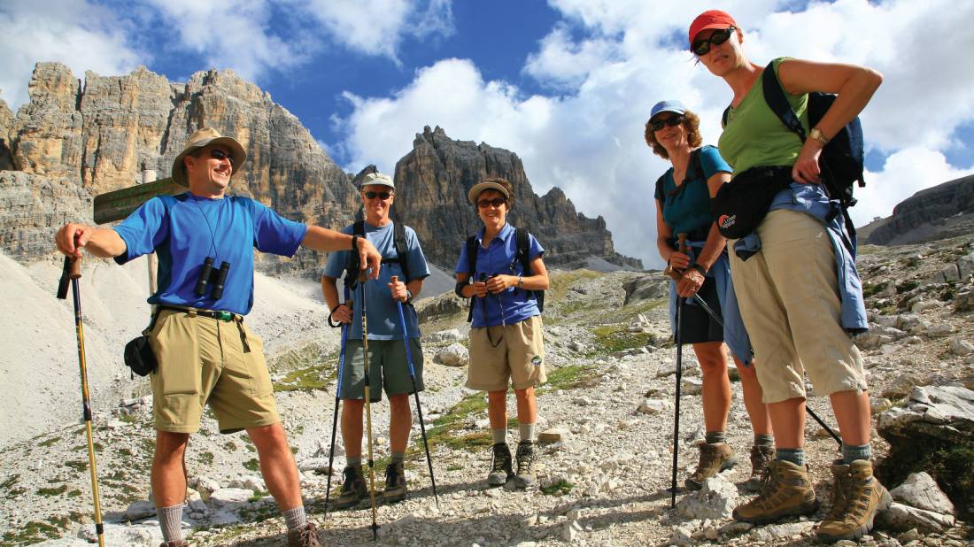 Hiking in the Dolomites
