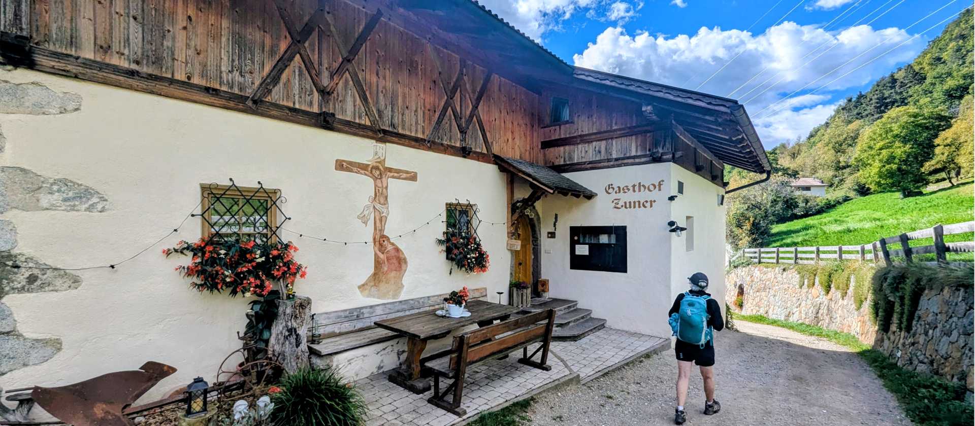 Typical Gashaus along the Chestnut Trail serving drinks to refresh the weary walker | John Millen