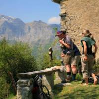 Lunch break at Galataia during our walking holiday in Italy's Apuane Alps | John Millen