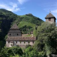 Roncolo Castle on a hilltop