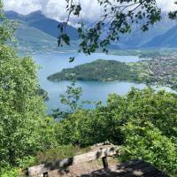 The Italian Alps watch over Colico and Lake Como