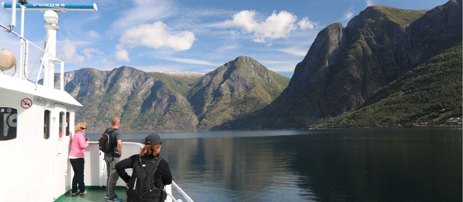 On deck on the Aurlandsfjorden Ferry | John Millen