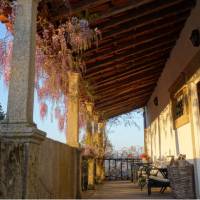 Sit back and relax at the verandah of our casa in Portugal