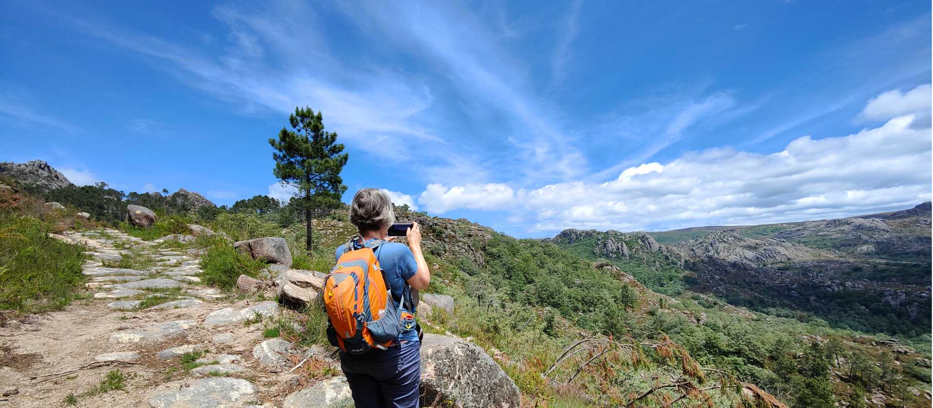 Enjoying the views, Peneda Geres National Park, Portugal