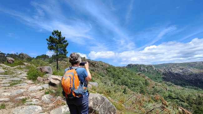 Enjoying the views, Peneda Geres National Park, Portugal