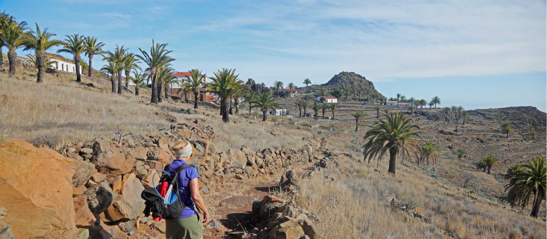 A walker follows the path towards Santiago | John Millen