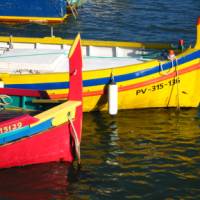 Boats of colour at Collioure