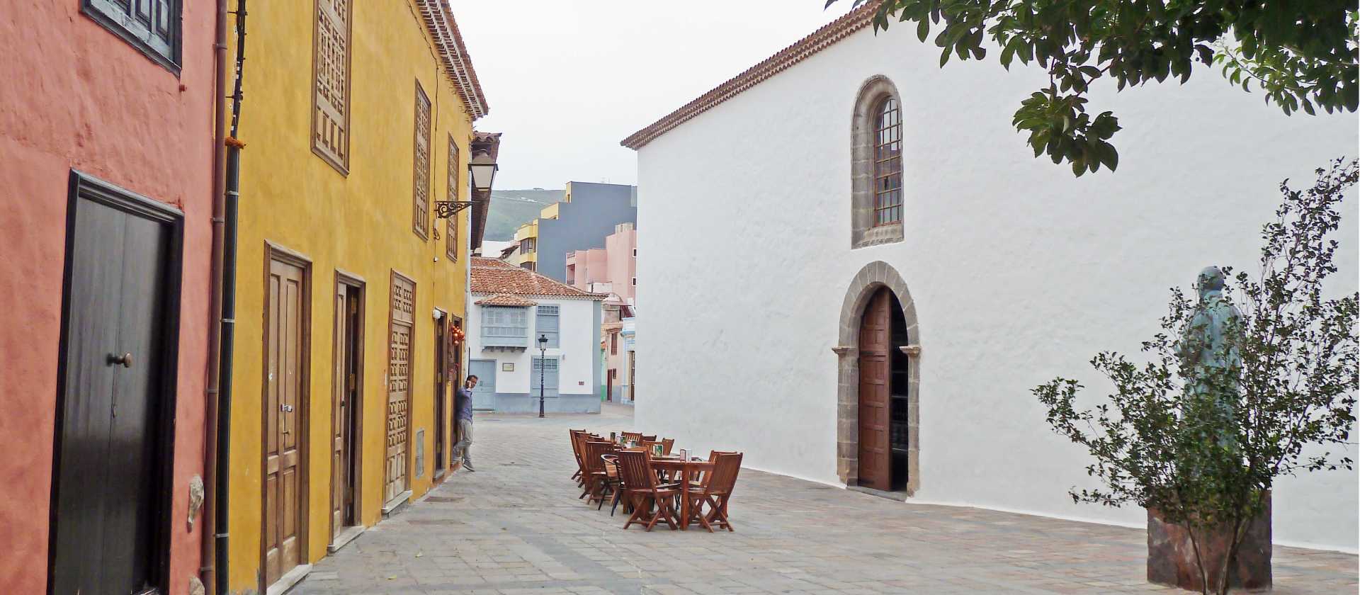 In the old town of San Sebastian, La Gomera