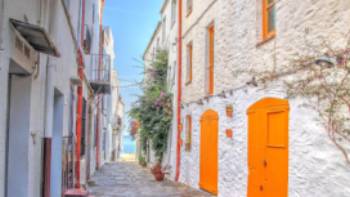 Walking the charming old streets of Cadaques