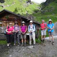 A group of ladies on a guided walking holiday