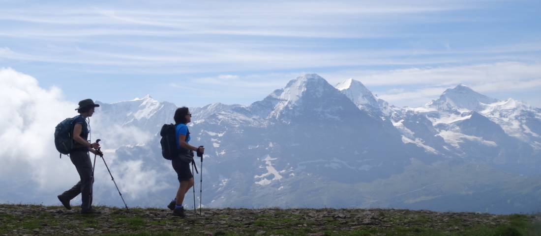 Get rewarded with stunning views when walking on the Shynige Platte