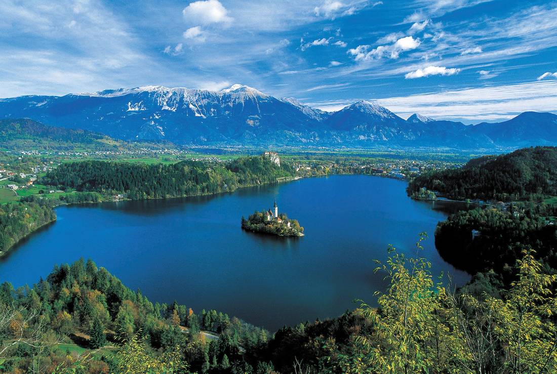 Views over Lake Bled