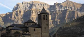 Torla in Spain is the gateway to the Parque Nacional de Ordesa and Monte Perdido